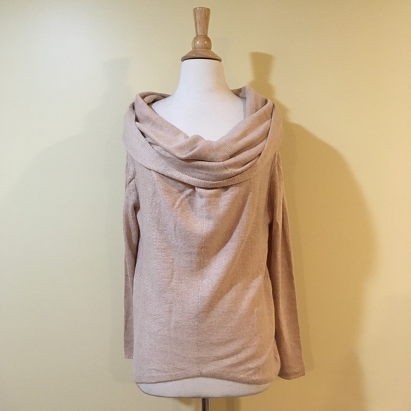 Cowl Neck Slouchy Knit Sweater Top - Picture 2 of 4
